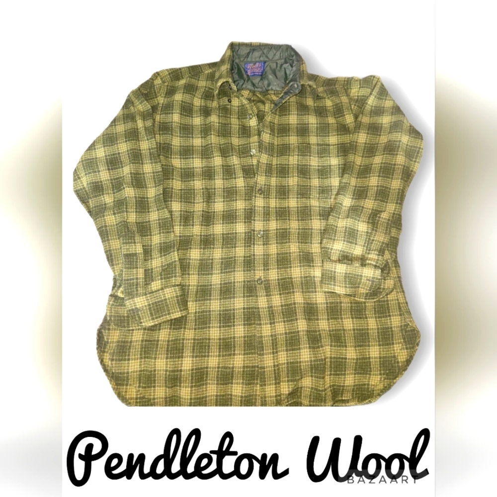 Vintage Pendleton long sleeve wool shirt